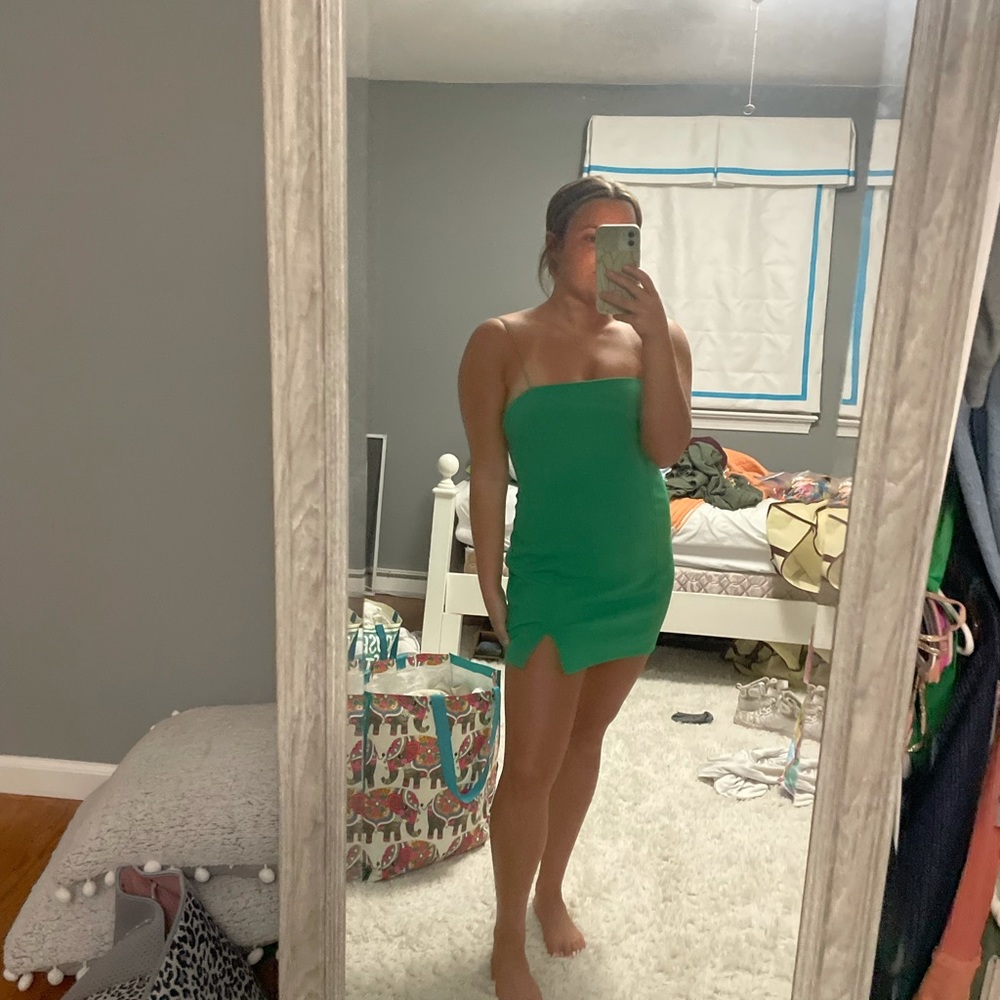 Kelly Green dress